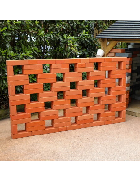 CLASSIC WORLD EDU Mega Blocks EVA plytos, 90 vnt. Minkštos statybinės plytos