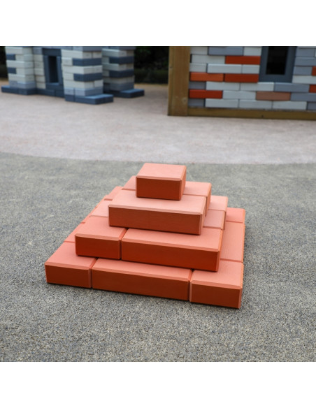 CLASSIC WORLD EDU Mega Blocks EVA plytos, 90 vnt. Minkštos statybinės plytos