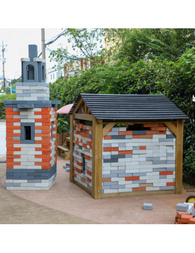 CLASSIC WORLD EDU Mega Blocks, 90 шт., мягкий конструктор для строительства