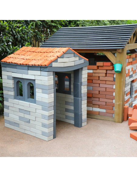 CLASSIC WORLD EDU Mega Blocks EVA plytos, 90 vnt. Minkštos statybinės plytos