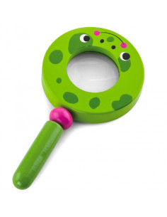 VIGA medinis didinamasis stiklas vaikams – varlė 2