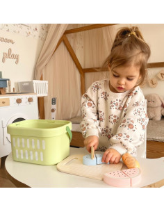 TOOKY TOY Drewniany Zestaw Żywność Warzywa Owoce 2