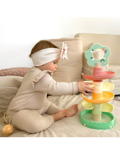 WOOPIE GREEN Деревянный шариковый трек сенсорный обучающий 6 шт. 2