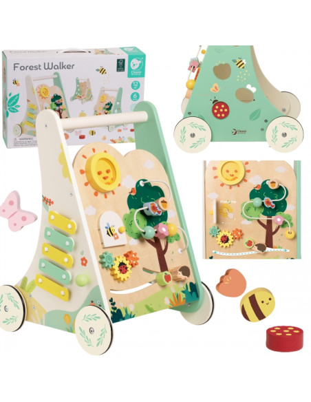 CLASSIC WORLD medinis daugiafunkcis stūmiklis 8in1 „Forest Walker“