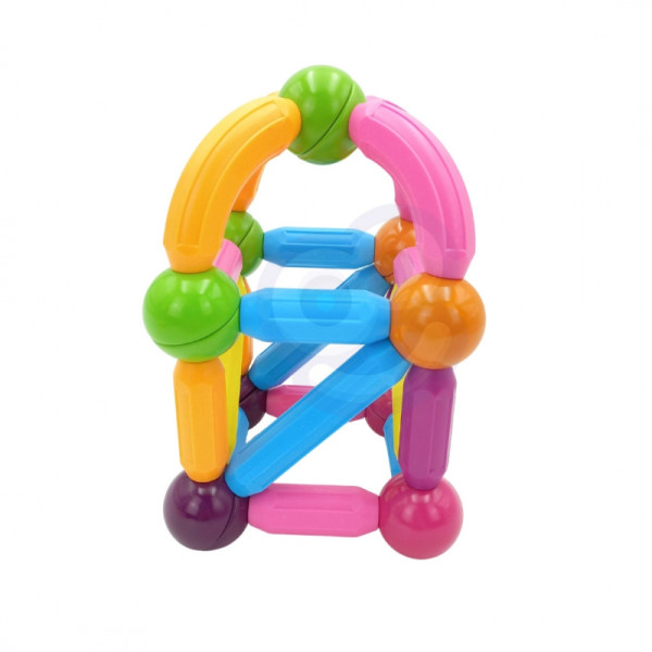 WOOPIE Магнитные образовательные строительные блоки Большие толстые 28 эл.