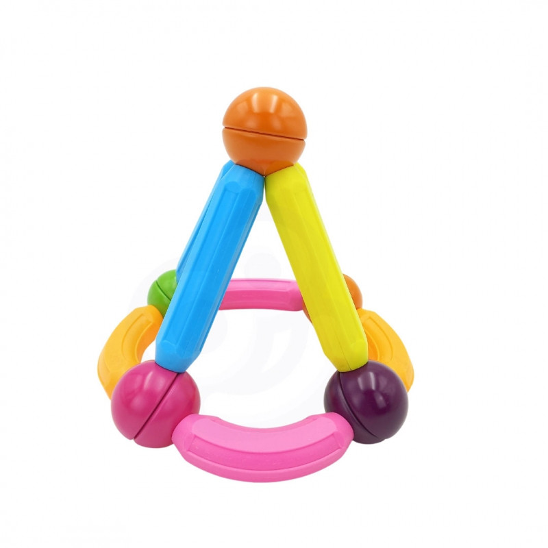 WOOPIE Магнитные образовательные строительные блоки Большие толстые 28 эл.