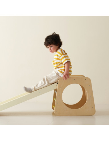 CLASSIC WORLD Wooden Climbing Triangle Montessori Set 5 in 1 - Playground Indoor Gym for Children