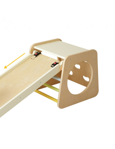 CLASSIC WORLD Деревянный набор для скалолазания "Треугольник" Монтессори 5 в 1 - Детская игровая площадка, крытый спортзал