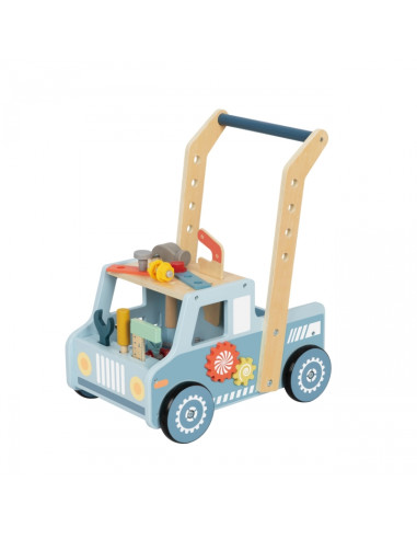 TOOKY TOY medinis vaikštynės automobilis mini STEM dirbtuvės