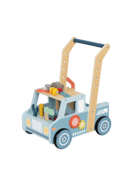 TOOKY TOY medinis vaikštynės automobilis mini STEM dirbtuvės