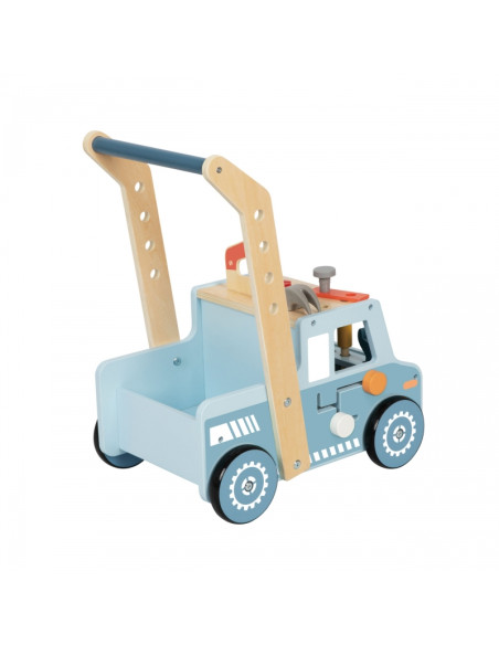 TOOKY TOY medinis vaikštynės automobilis mini STEM dirbtuvės