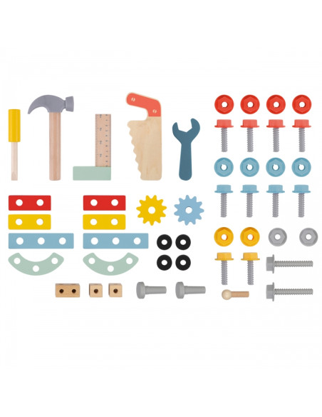 TOOKY TOY деревянная машинка-ходунки Mini STEM Workshop