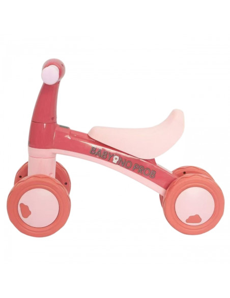 Беговел WOOPIE, розовый, четырехколесный