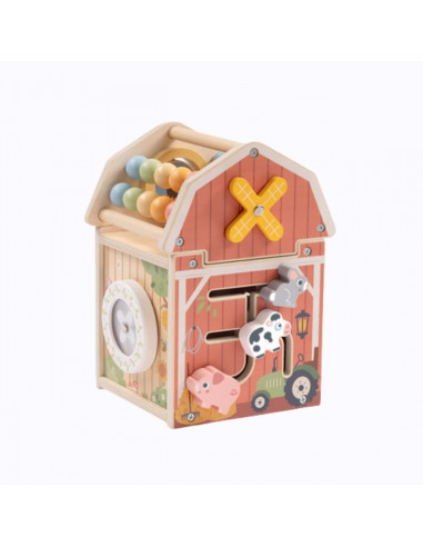 TOOKY TOY Деревянный амбар Сортер-игрушка Монтессори Абакус