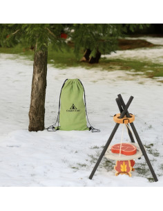 TOOKY TOY žaislinis stovyklavimo rinkinys su laužaviete ir priedais 2