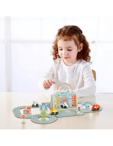 TOOKY TOY Mini City Портативный набор машинок