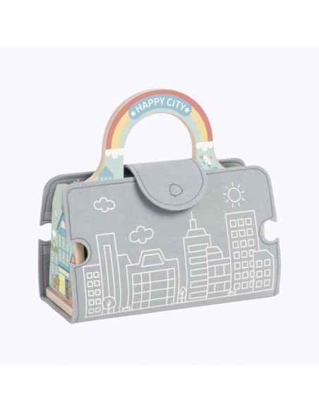 TOOKY TOY Mini City Портативный набор машинок