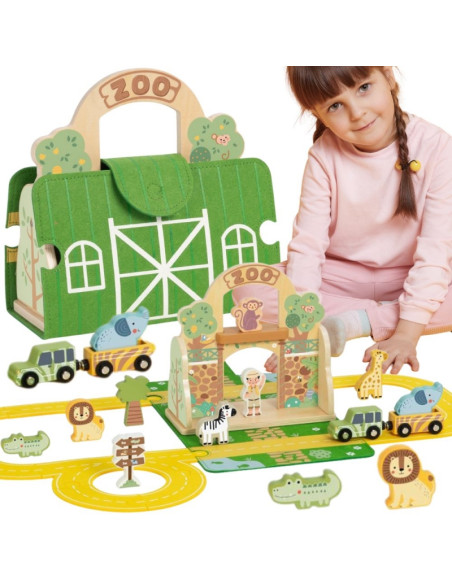 TOOKY TOY Мини-зоопарк Портативный набор для животных