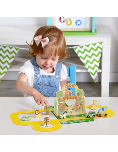 TOOKY TOY Мини-зоопарк Портативный набор для животных