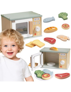 Игрушка TOOKY, деревянный набор для микроволновки