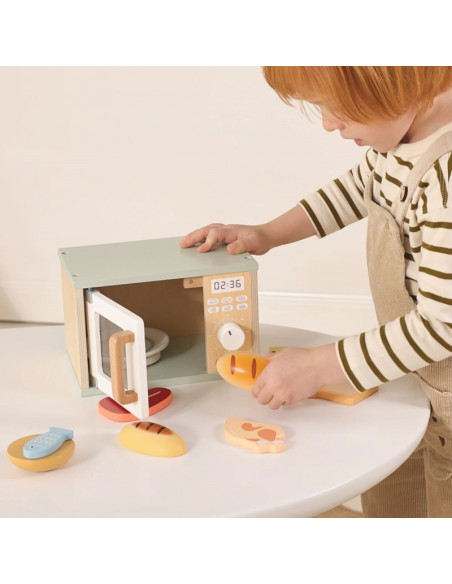 Игрушка TOOKY, деревянный набор для микроволновки
