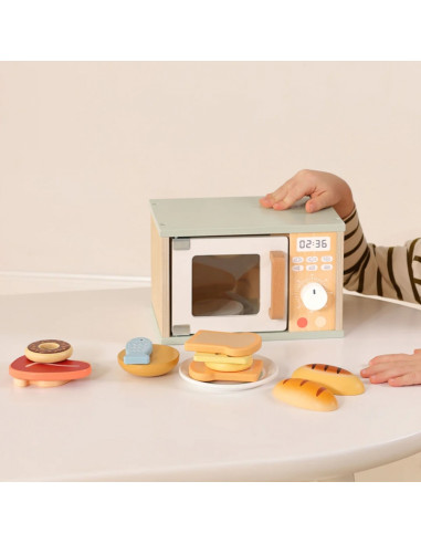 Игрушка TOOKY, деревянный набор для микроволновки