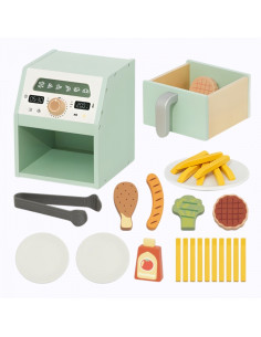 TOOKY TOY Drewniany Air Fryer Frytkownica Beztłuszczowa