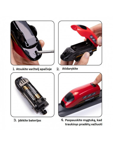 WOOPIE ugnegesių gelbėjimo stotis - elektrinis traukinys, automobiliai ir kt. priedai