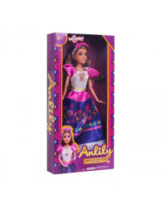 WOOPIE ROYAL „Women of the World Dolls“ – tradicinė meksikietiška gėlių suknelė su lelija ir gėlėmis