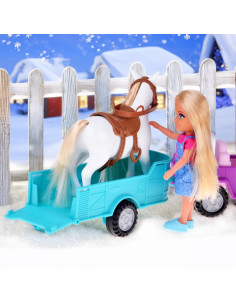 Набор для куклы Ники WOOPIE ROYAL с лошадью, машиной и прицепом 2