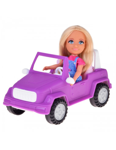 WOOPIE ROYAL Ankiki lėlės su arkliu, automobiliu ir priekaba rinkinys