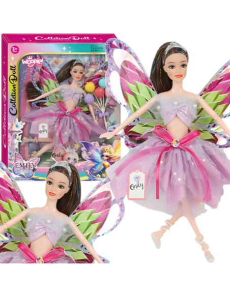 Кукла-фея Эми Вупи Роял с разноцветными крыльями и воздушными шарами