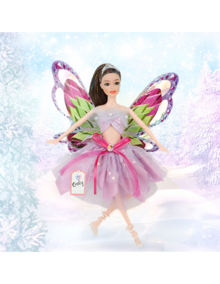 Кукла-фея Эми Вупи Роял с разноцветными крыльями и воздушными шарами