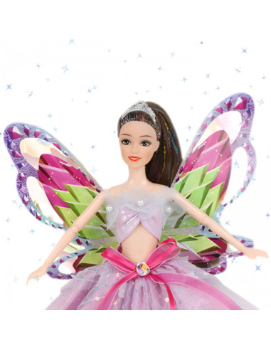 WOOPIE ROYAL Emi Fairy Doll with Colorful Wings and Balloons