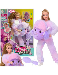 Кукла Эми Вупи Роял в костюме фиолетовой овцы