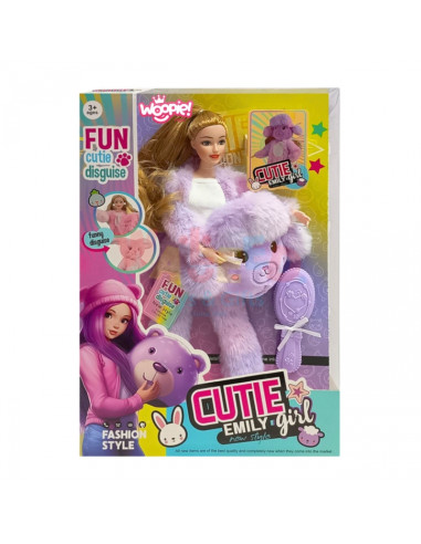 WOOPIE ROYAL Emi Doll in Purple Sheep Costume