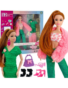 WOOPIE ROYAL Emi lėlė 30 cm - 12 paslėptų staigmenų + drabužiai ir aksesuarai