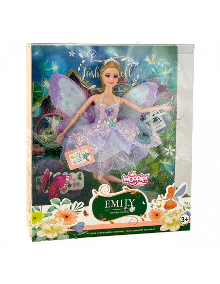 WOOPIE ROYAL Lalka Wróżka EMI – Bajkowa Księżniczka z Motylimi Skrzydłami