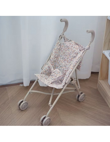 WOOPIE ROYAL Vintage Flower Doll Stroller