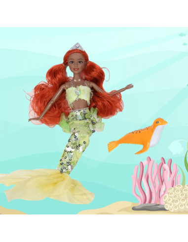 WOOPIE ROYAL Emi Mermaid Doll with Seal