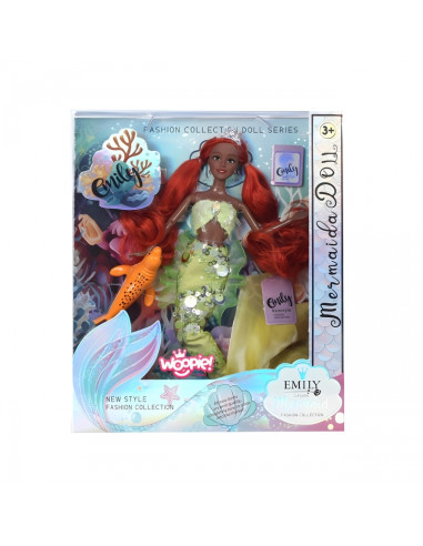 WOOPIE ROYAL Emi Mermaid Doll with Seal