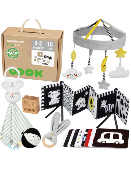 WOOPIE GREEN XXL Montessori Sensory and Education Box 7in1 FSC