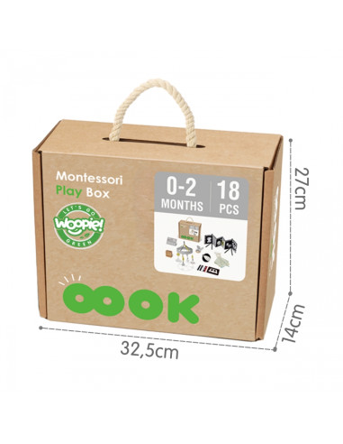 WOOPIE GREEN XXL Montessori Sensory and Education Box 7in1 FSC