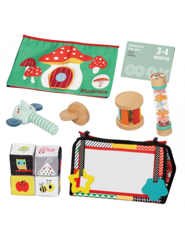 WOOPIE GREEN XXL Montessori Sensory and Education Box 6 in 1 FSC