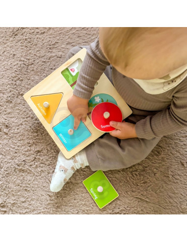 WOOPIE GREEN Box 6in1 13-15m Montessori Educational Sensory FSC