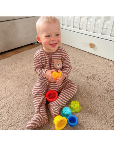 WOOPIE GREEN Box 6in1 13-15m Montessori edukacinis sensorinis FSC