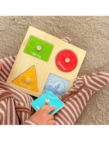 WOOPIE GREEN Box 6in1 13-15m Montessori Educational Sensory FSC