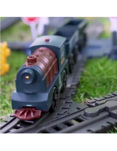 WOOPIE Electric Train Freight Locomotive XXL Track 90 pcs.