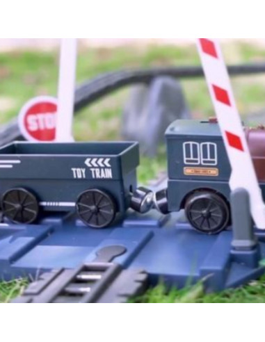 WOOPIE Electric Train Freight Locomotive XXL Track 90 pcs.