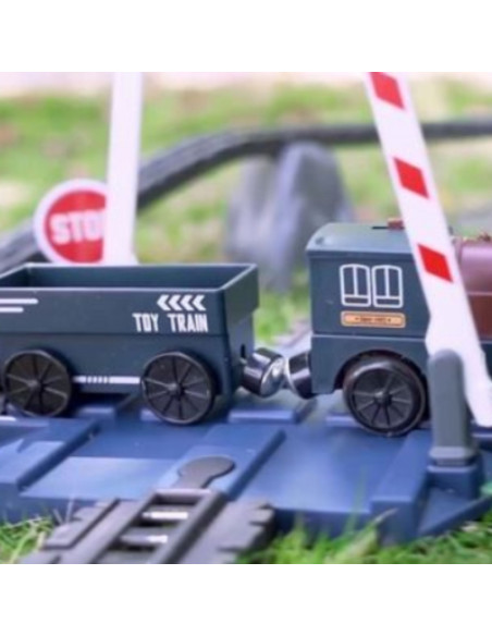 WOOPIE Electric Train Freight Locomotive XXL Track 90 pcs.